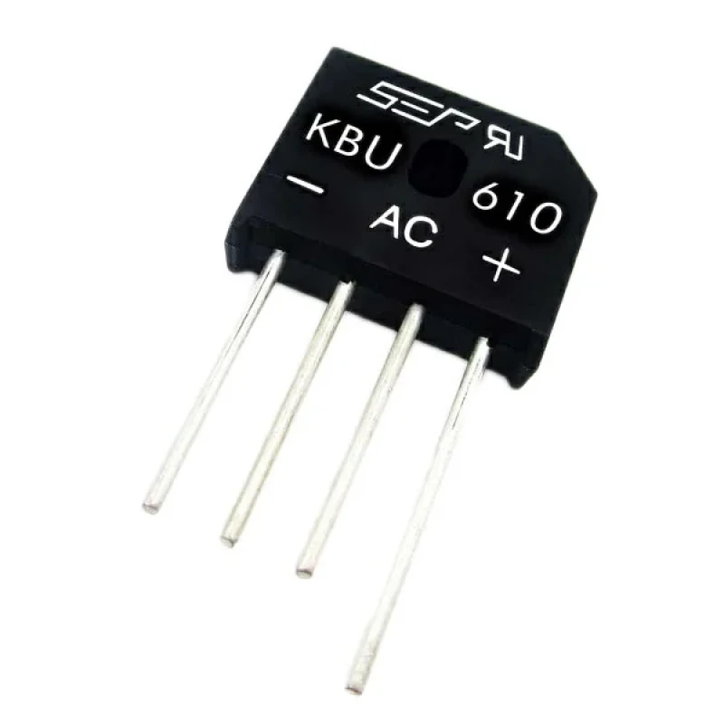 پل دیود مدل KBU610 بسته 5 عددی