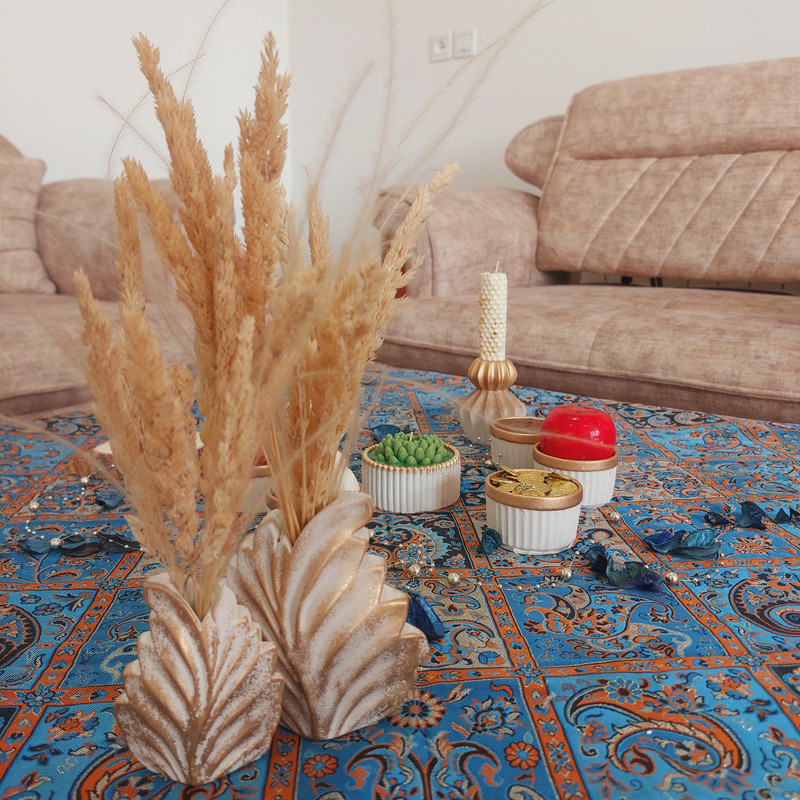 مجموعه ظروف هفت سین ۱۳ پارچه مدل رویال