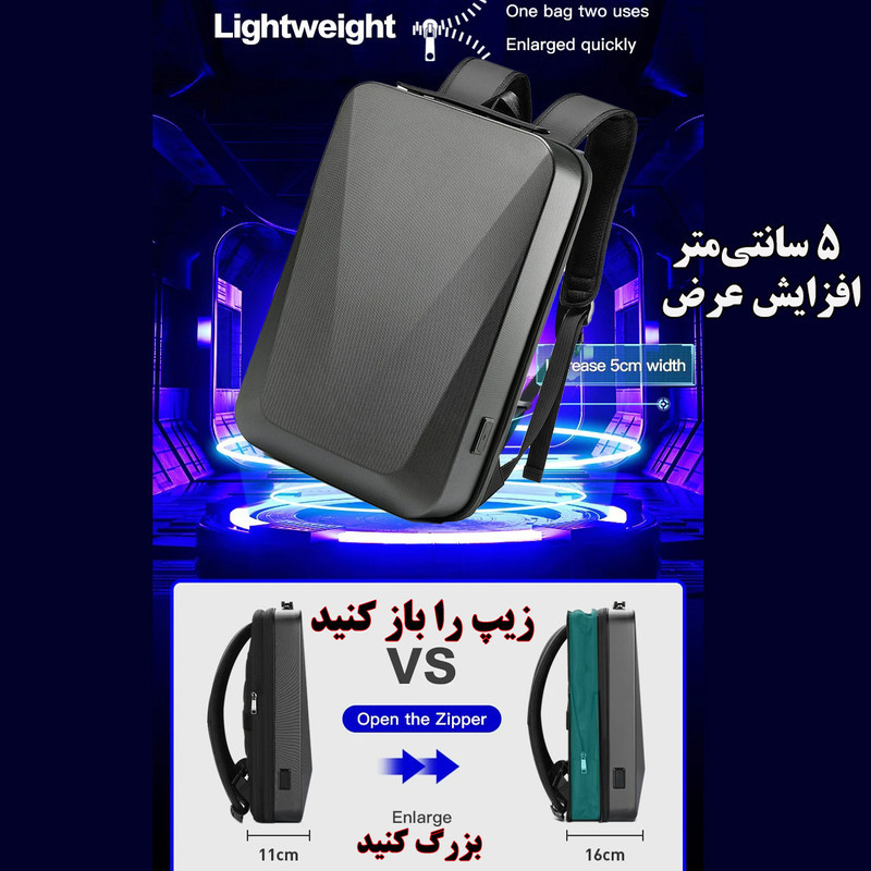 کوله پشتی لپ تاپ مدل 8235 مناسب برای لپ تاپ 15.6 اینچی
