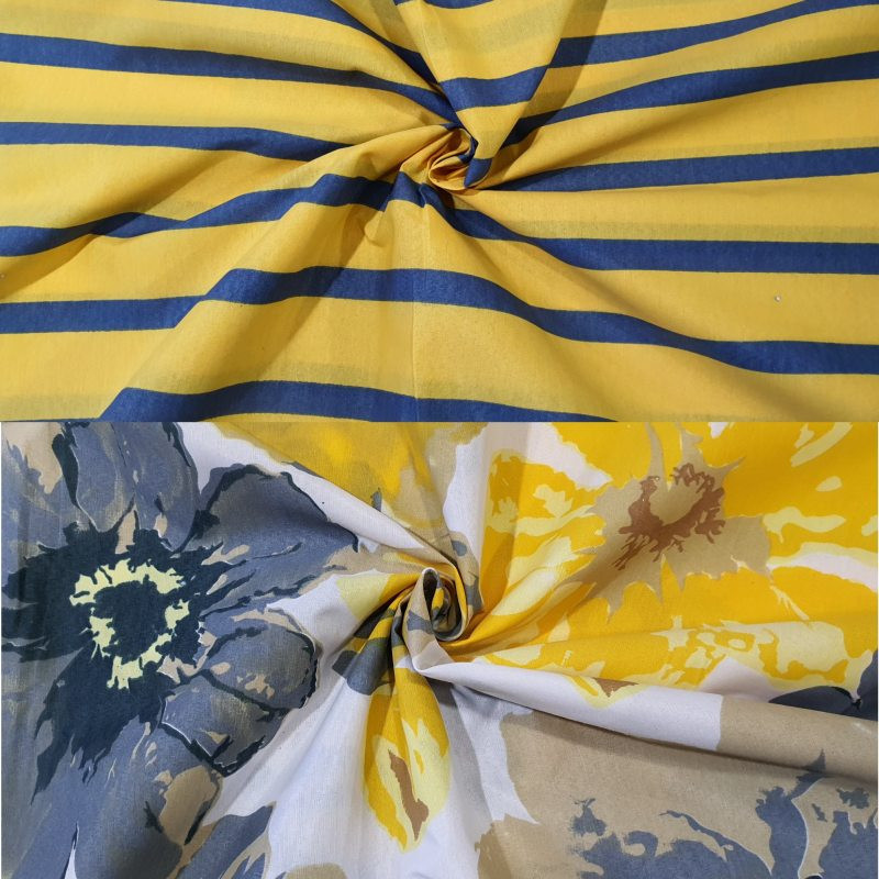 روکش لحاف طرح آبرنگی یک نفره سایز 160x220 سانتی متر
