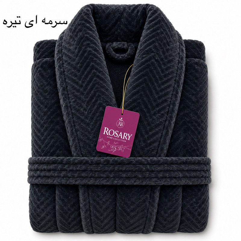 حوله پالتویی روزاری مدل تورال سایز 125×130 سانتی متر مناسب برای محدوده قد 165 تا 190 سانتی متر