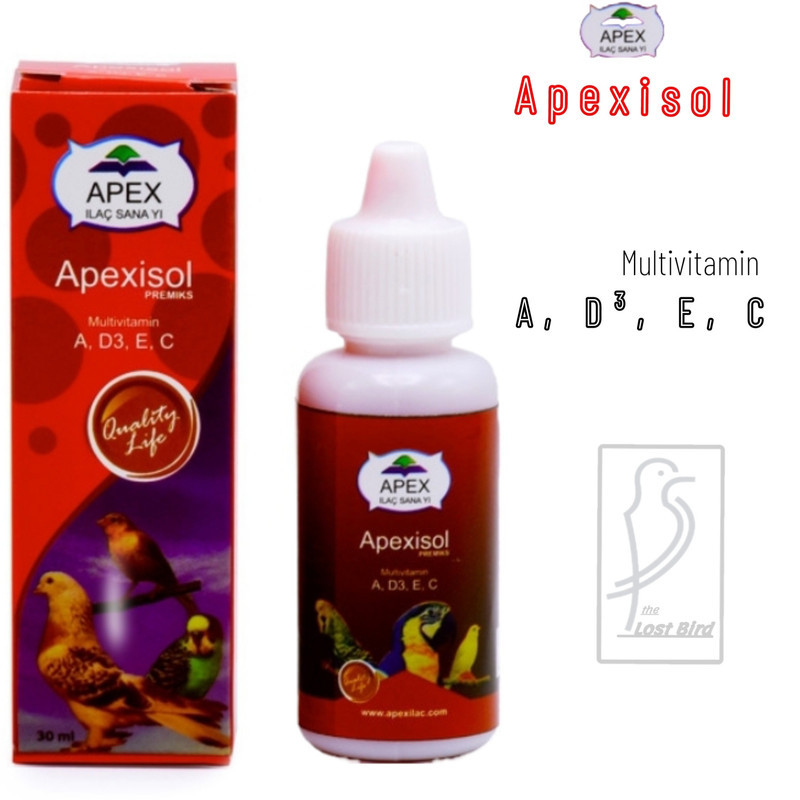 قطره تقویت نطفه پرندگان اپکس مدل AD3Ec حجم 30 میلی لیتر