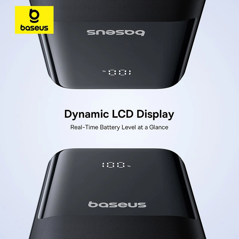 پاوربانک 22.5 وات بیسوس مدل  LIPOW PPJP312 ظرفیت 20000 میلی آمپر ساعت به همراه کابل usb-c و لایتنینگ
