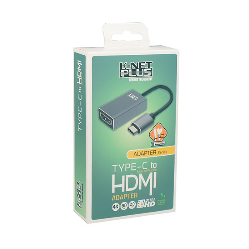 مبدل USB-C به HDMI کی نت پلاس مدل KP-COCM2HD02