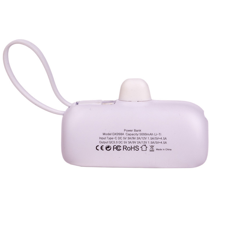 پاوربانک فوربری مدل DX268A ظرفیت 5000 میلی آمپر ساعت