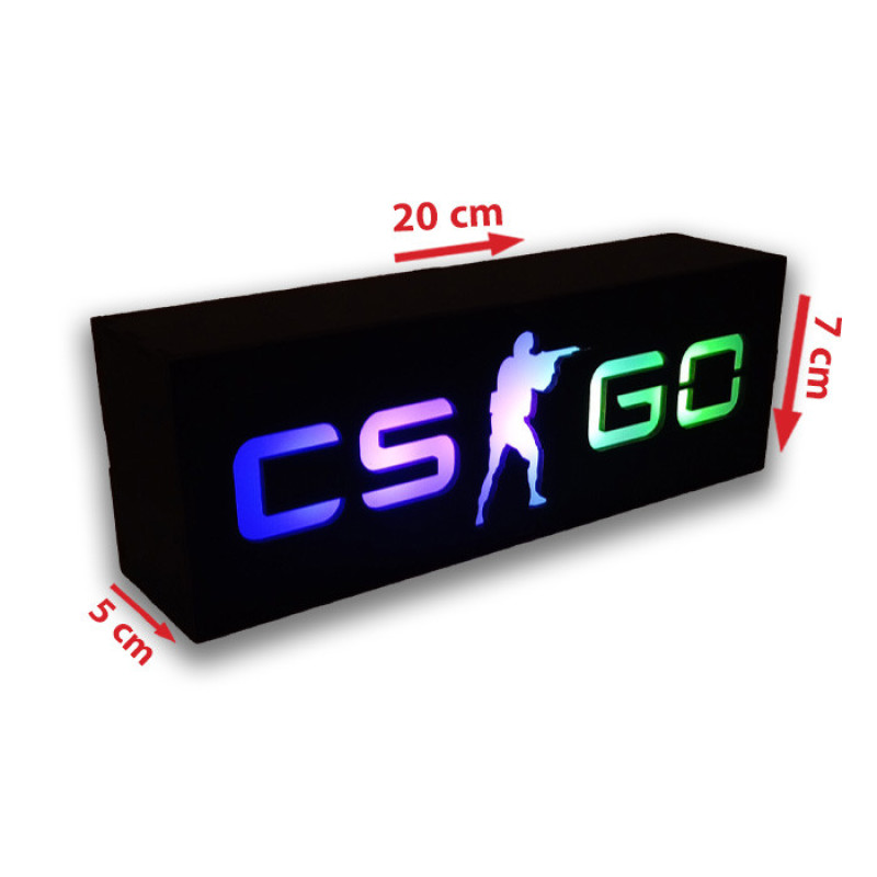 لایت باکس گیمینگ نئومی شاپ مدل CS GO