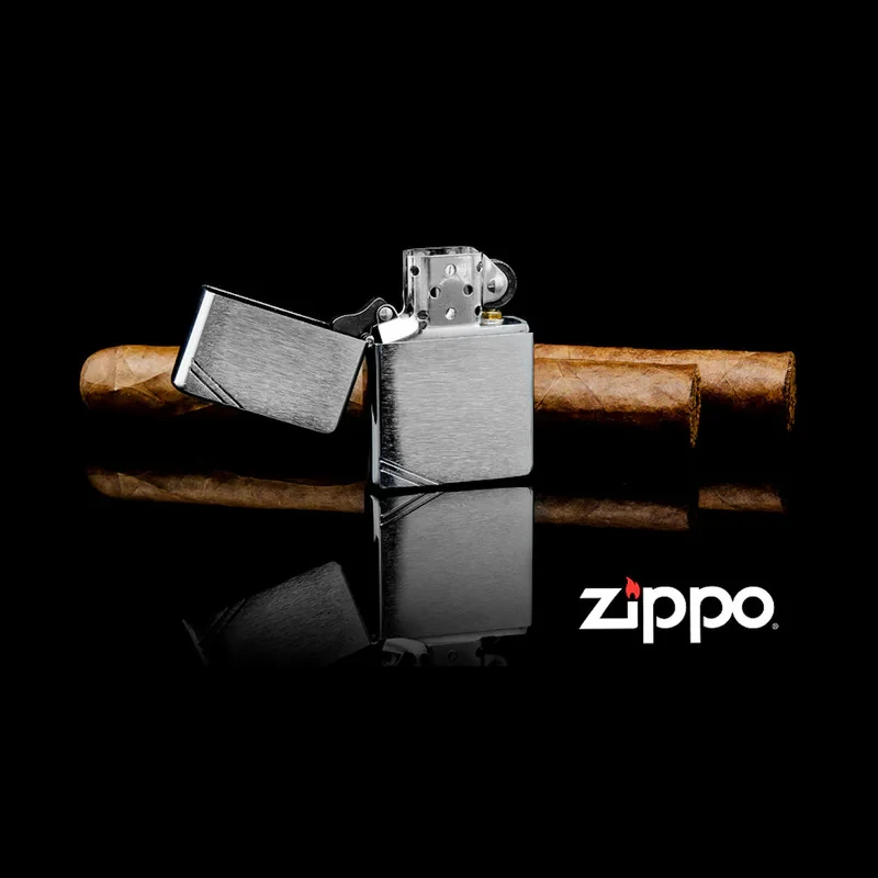 فندک زیپو مدل 230 -VINTAGE BRFIN.CHROME