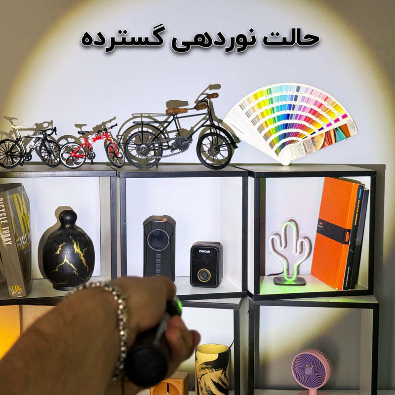 چراغ قوه دستی اسمال سان مدل P7 کد 2167 با نور مهتابی