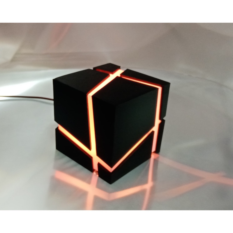 چراغ خواب مدل نئون کیوپ کد N2 RGB