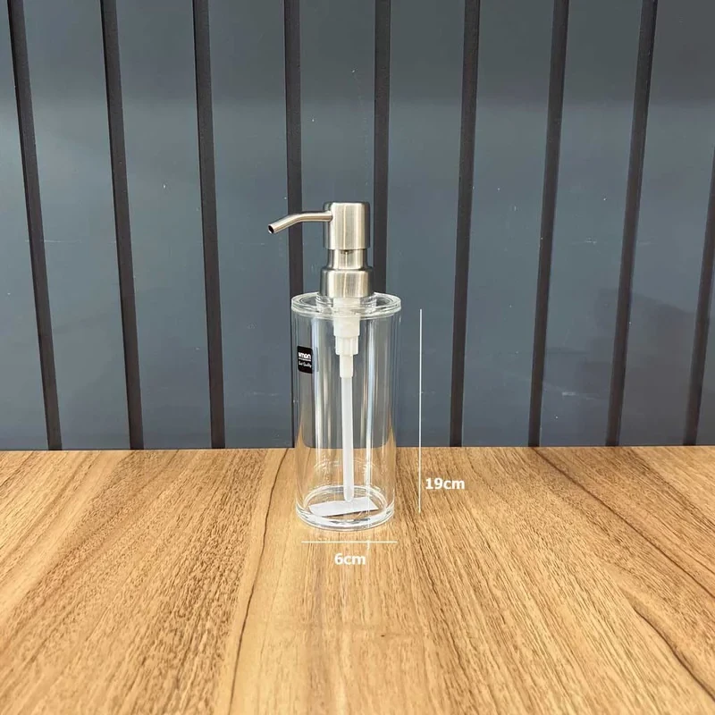 مخزن مایع دستشویی لیمون مدل طرح استوانه کد HS2328