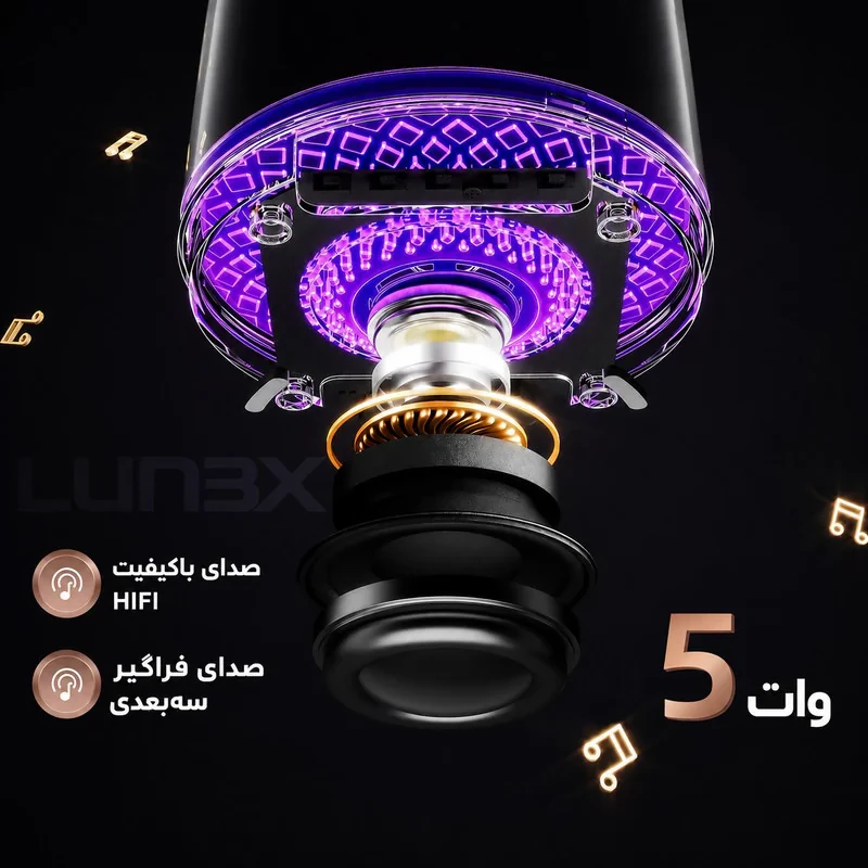 اسپیکر بلـوتوثی قابل حمل لونکـس مدل LX4-00