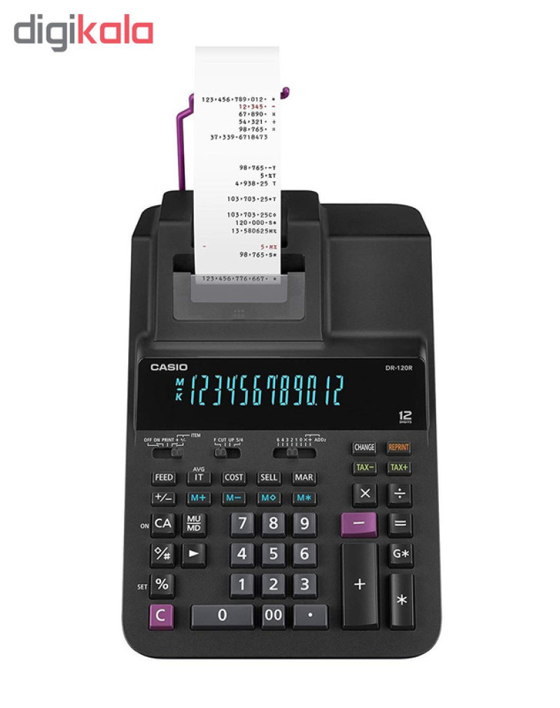 ماشین حساب کاسیو مدل DR-120R
