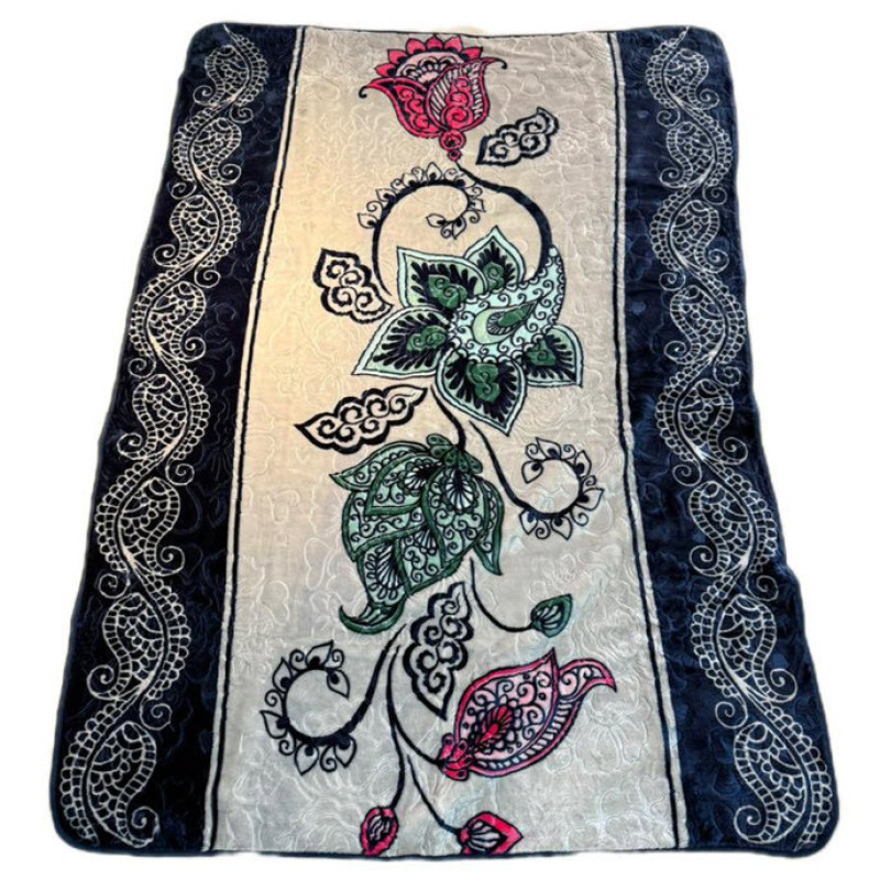 پتو 1 نفر گلبافت مدل طرح برجسته سایز 220x160 سانتی‌متر