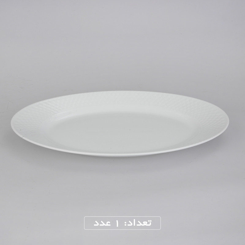 سرویس غذاخوری 28 پارچه چینی زرین ایران سری رادیانس مدل White 2 درجه عالی