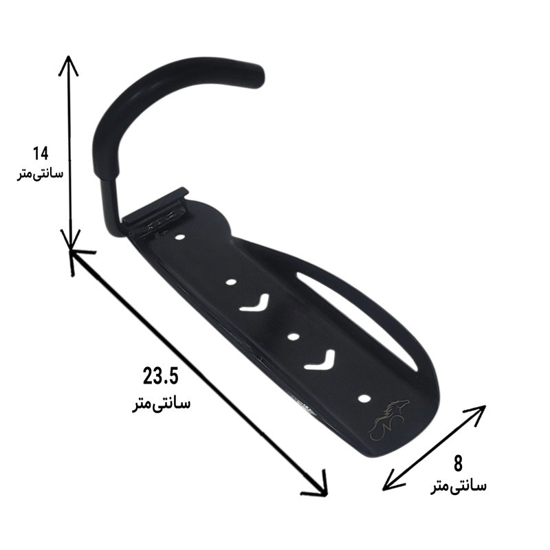 پایه نگهدارنده دوچرخه مدل دیواری آویزی مناسب برای انواع دوچرخه