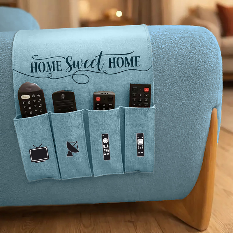 جای ریموت کنترل طرح لینن مدل HOME SWEET HOME کد R1