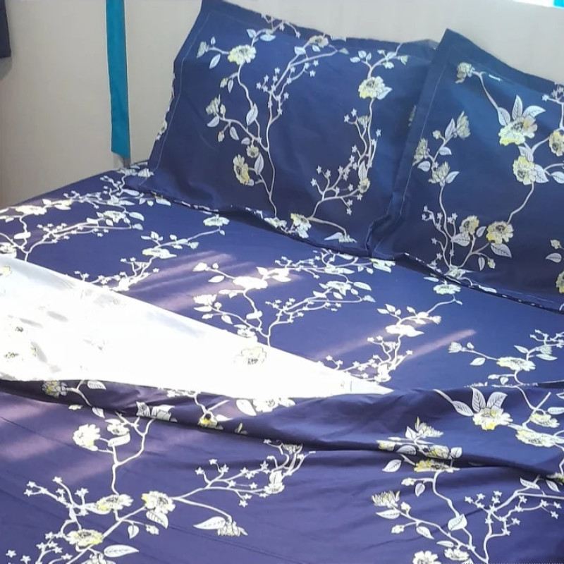 روکش لحاف مدل شکوفه براش niki11 میکرو یکنفره سایز 220×160 سانتی متر