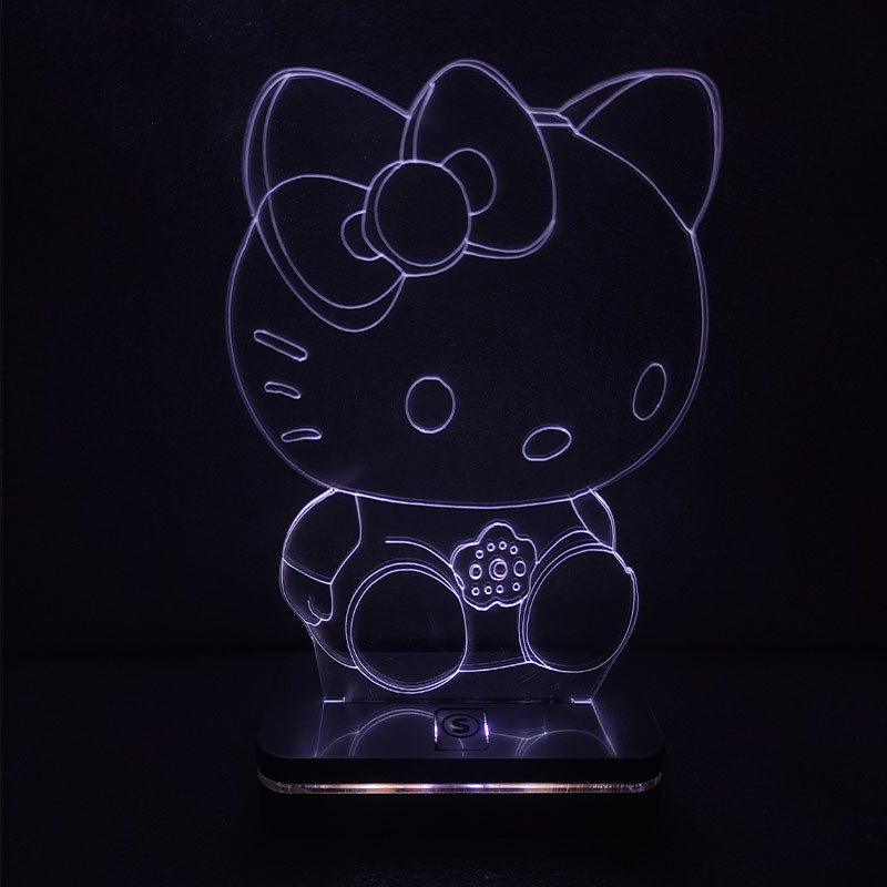 چراغ خواب سان لیزر طرح هلو کیتی hello kitty مدل هفت رنگ