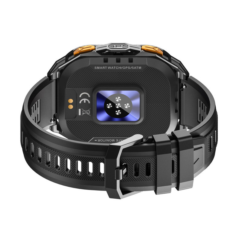 ساعت هوشمند 1.96 اینچی 49 میلیمتری ارو مدل ROCK با بند سیلیکونی