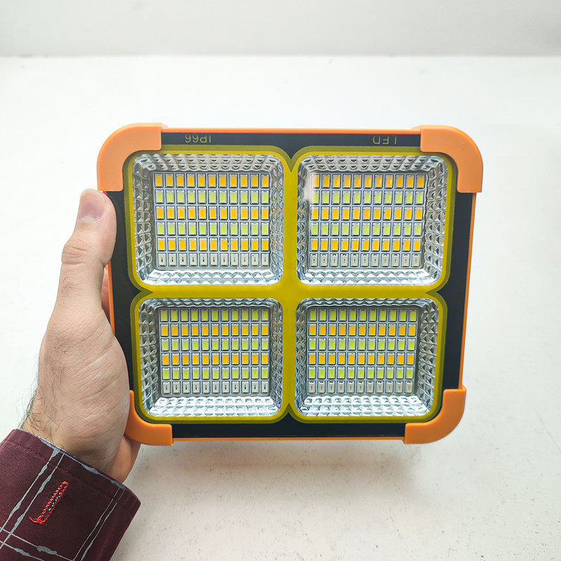 نورافکن  دستی مدل سولار خورشیدی IP66 کد 50X