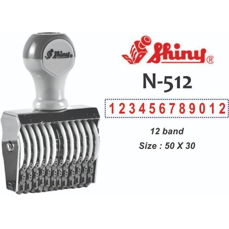 مهر شماره زن شاینی  مدل لاتین N-512