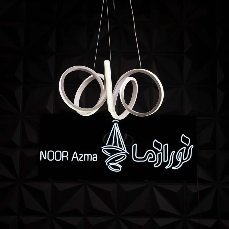 لوستر 1 شعله نور از ما رشکان مدل FERGOL5PAR