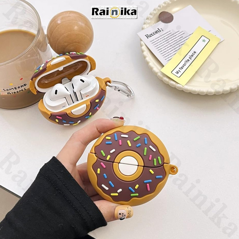 کاور رینیکا مدل Galaxy 3Pro Donut مناسب برای کیس هدفون سامسونگ Galaxy Buds 3  Buds 3 Pro (2024)  Buds 3 Fe (2025)