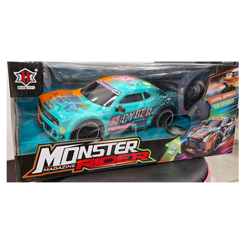 ماشین بازی کنترلی مدل دوچ گرافیکی طرح Monster Magazine Rider کد 055