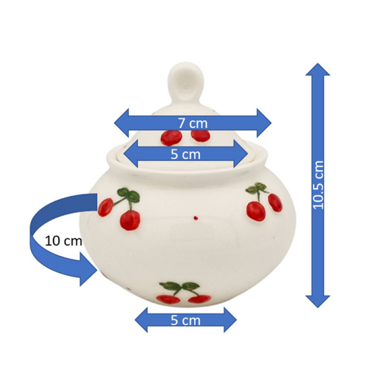سرویس چای خوری 9 پارچه 2 نفره مدل شقایق کد 2415P9xalb