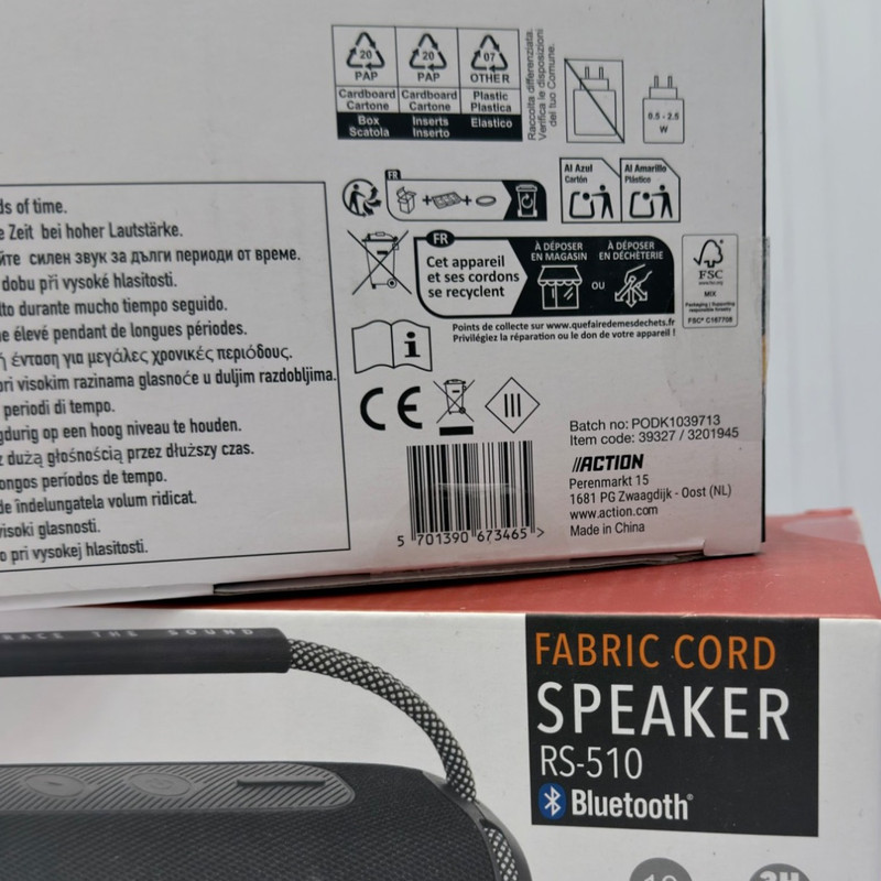 اسپیکر بلوتوثی قابل حمل رزلند مدل RS-510