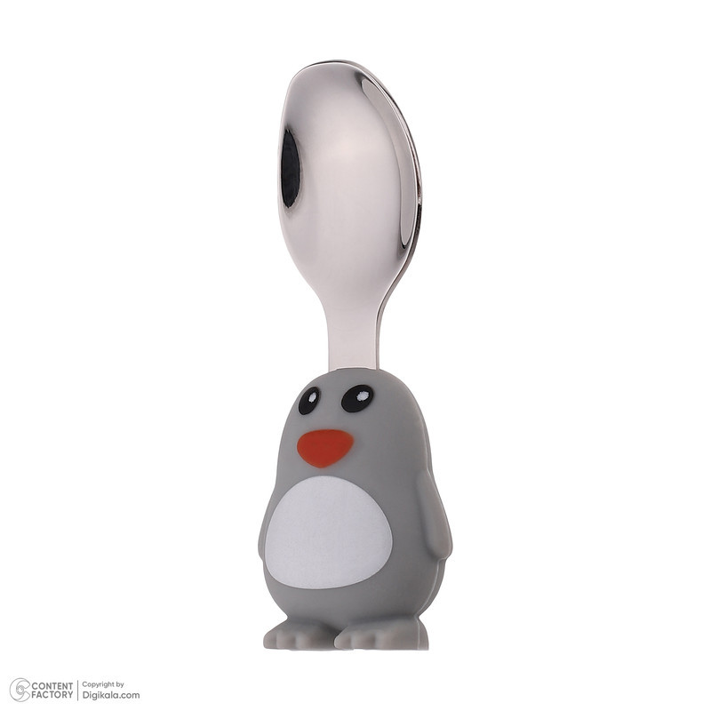 قاشق و چنگال کودک مدل Penguin بسته 2 عددی