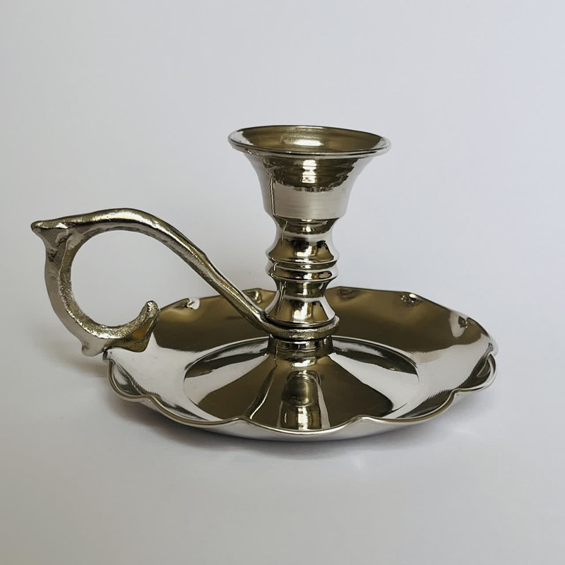 شمعدان مسی مدل لب چین کد ZH417.1