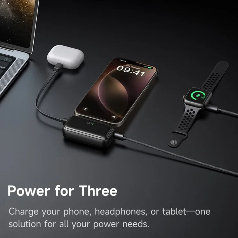 پاوربانک مک دودو مدل MC-7800 ظرفیت 5000 میلی‌آمپر ساعت به همراه کابل تبدیل USB-C