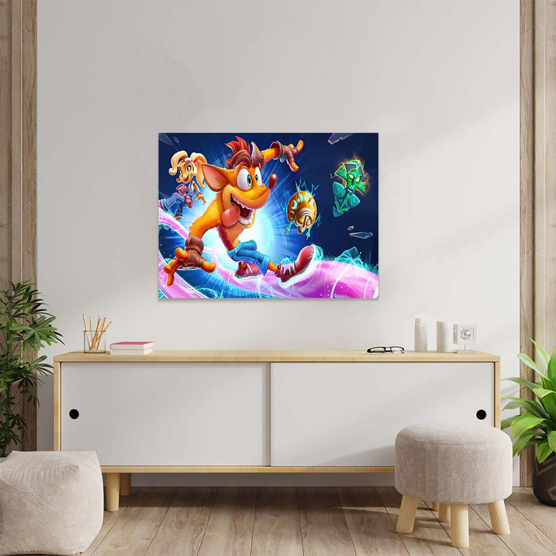 تابلو شاسی مدل crash bandicoot کد S-11040