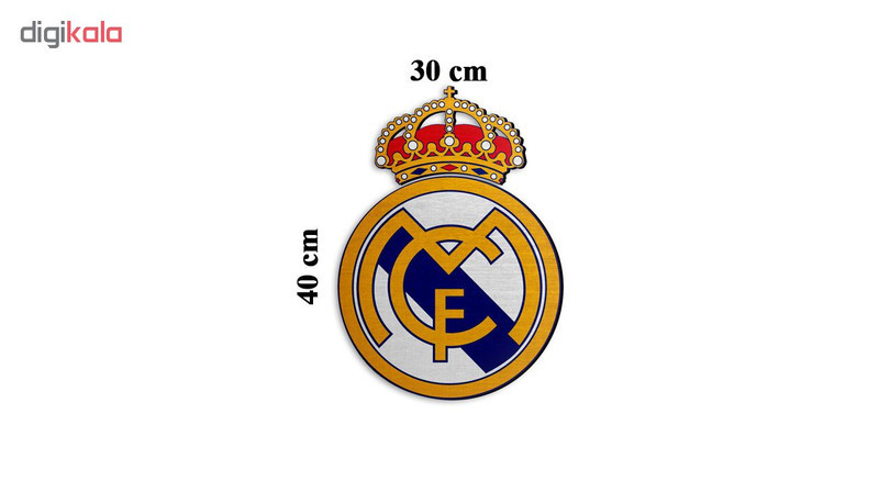 استیکر چوبی دیکوماس طرح رئال مادرید کد Real Madrid DMS-WS102