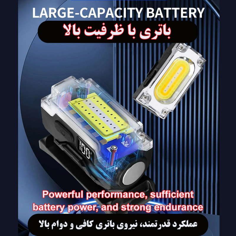 چراغ پیشانی مدل T137 با نور مهتابی