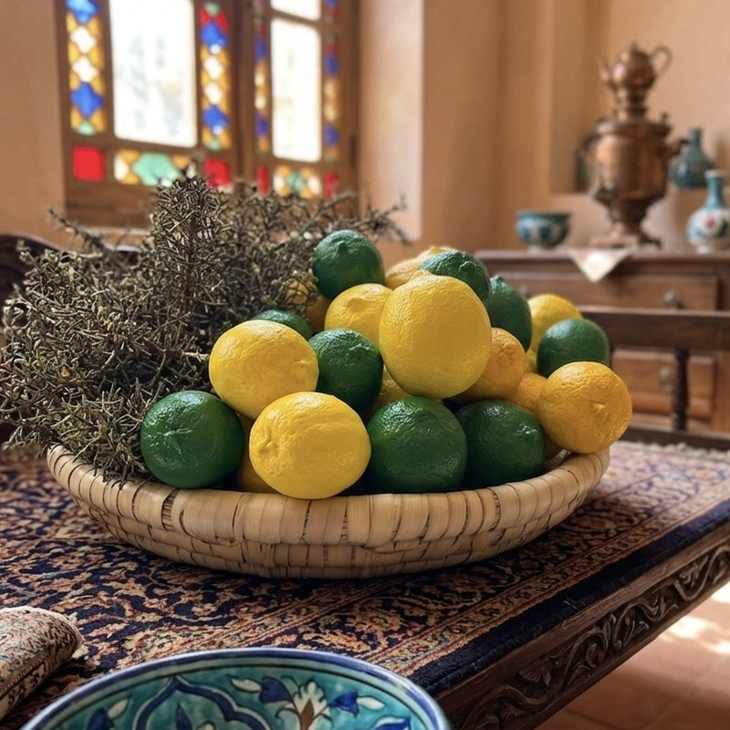 میوه  تزئینی مدل لیموسنگی کد 862 مجموعه 10 عددی