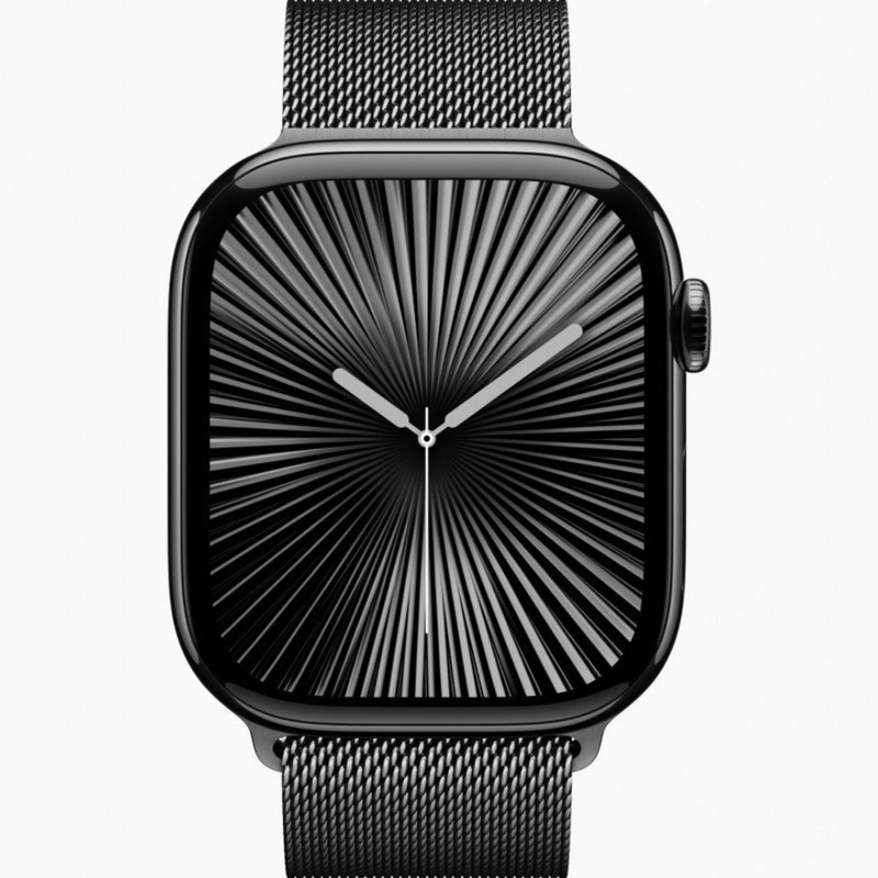 ساعت هوشمند 2.04 اینچی لنیز مدل LW-X10 با بند سیلیکونی و بند فلزی حصیری