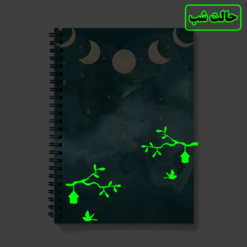 استیکر کلید و پریز مدل شبنما طرح پرندگان ودرخت بسته دوعددی