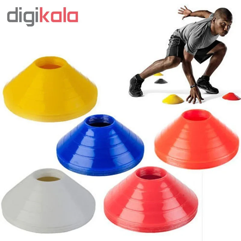 مانع تمرین مدل Training Cones 2019 در 4 رنگ مجموعه 8 عددی