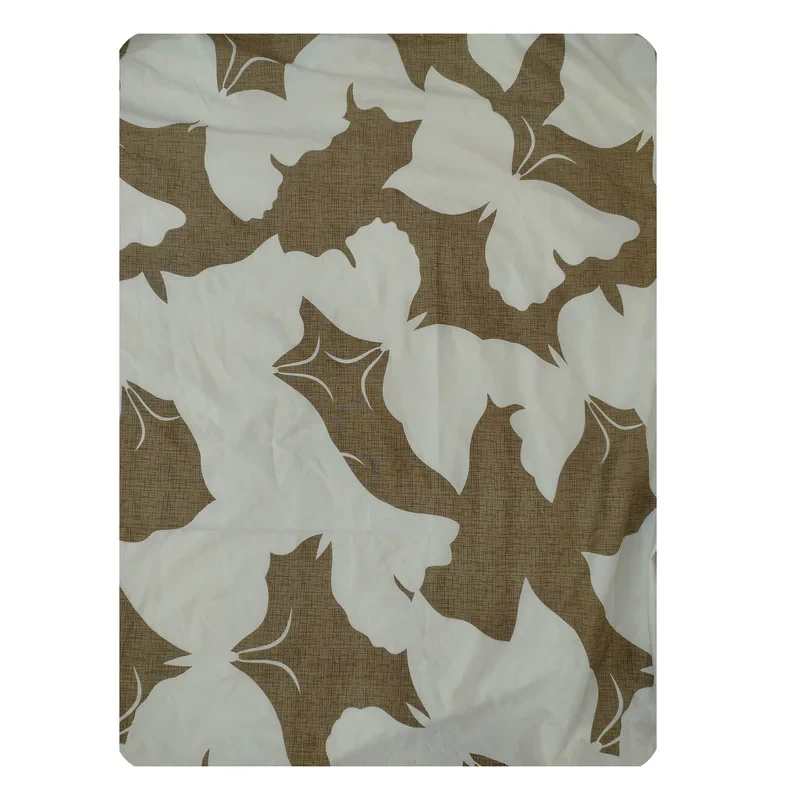ملحفه پانیذ پود مدل پروانه کد A113 یک نفره سایز 170x235 سانتی متر