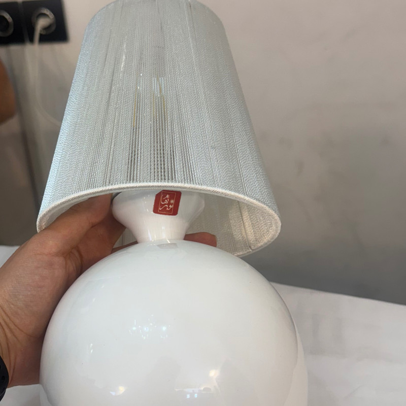 آباژور رومیزی نورهام مدل مکرومه نخی NHM-NAHAL-MKR15