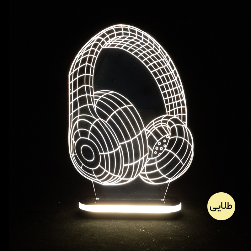 چراغ خواب طرح هدفون کد 5168