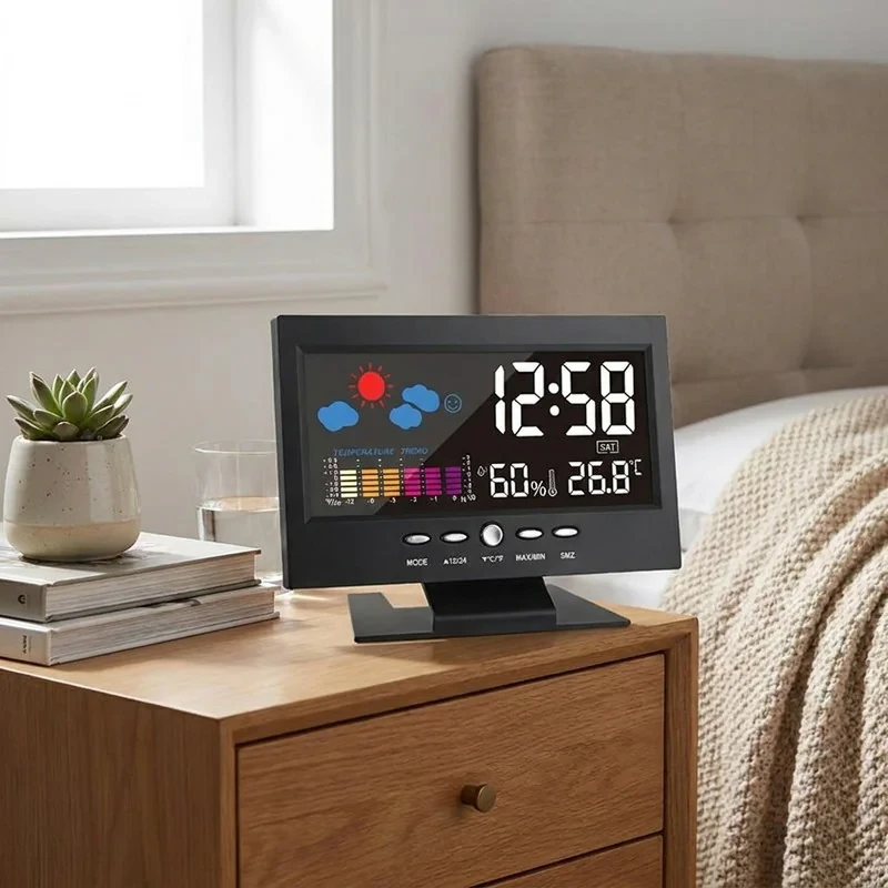ساعت رومیزی  مدل دیجیتال کد 8082T