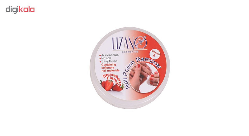 پد لاک پاک کن لیزانو مدل Strawberry بسته 24 عددی