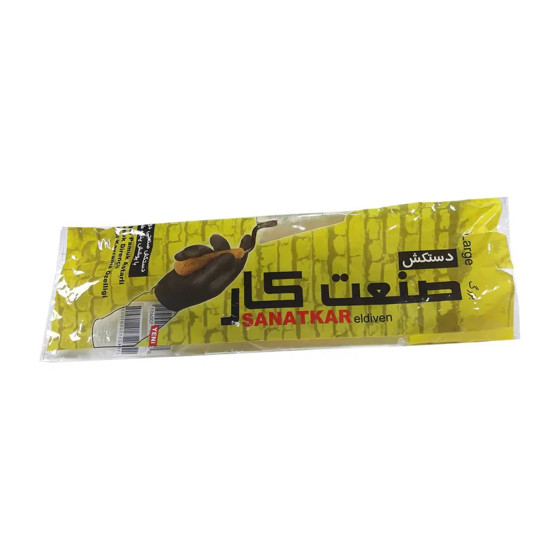 دستکش ایمنی صنعت کار مدل M بسته 2 عددی