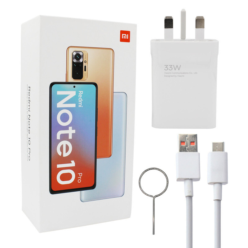 شارژر دیواری شیائومی مدل Redmi Note 10 Pro به همراه کابل تبدیل USB-C