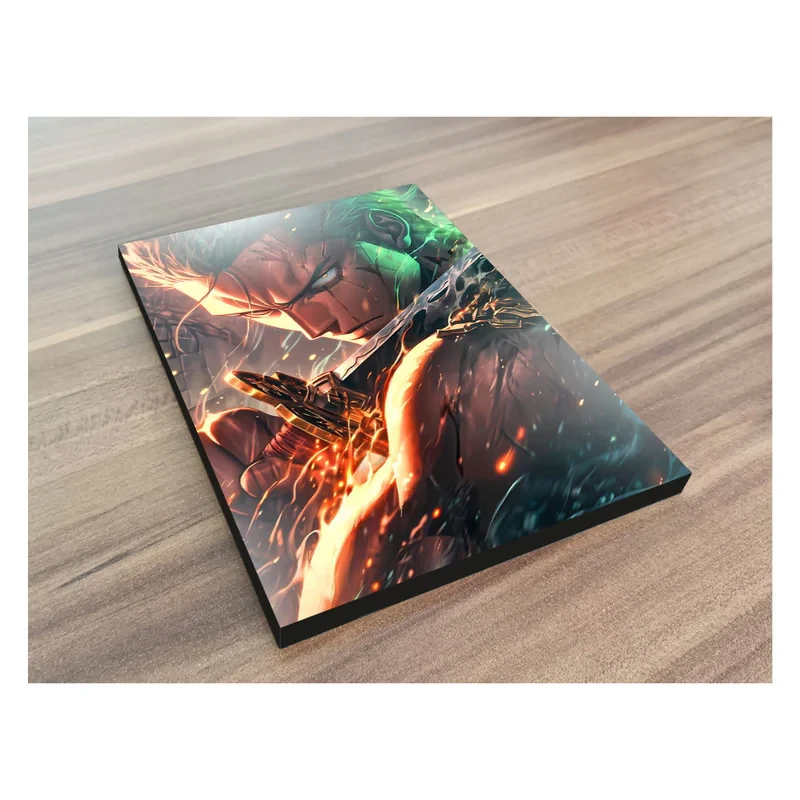 تابلو شاسی گوفی مدل زورو انیمه وان پیس  طرح One Piece Zoro کد MOTH241