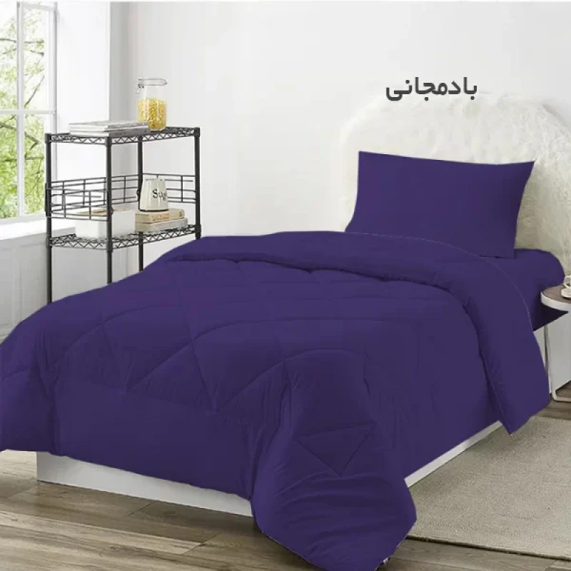 لحاف چیداری مدل میکرو یک نفره سایز 160x220 سانتی متر