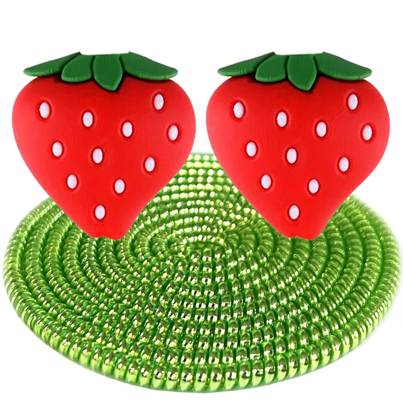 محافظ کابل شارژ و هندزفری رینیکا مدل Strawberry KK 03 مجموعه 3 عددی